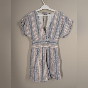 American Eagle Striped Cotton Romper – Size XS